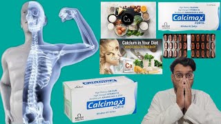 CALCIMAX FORTE TABLET  calcium vitamin magnesium zinc full of energy [upl. by Ilka]