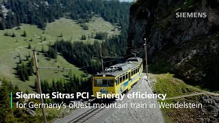 Wendelsteinbahn The energyefficient technology behind Germany’s mountain railway  Sitras PCI [upl. by Aelahc]