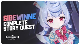 Sigewinne Story Quest Full Quest The Warmth of Lies  Genshin Impact 47 [upl. by Etakyram]