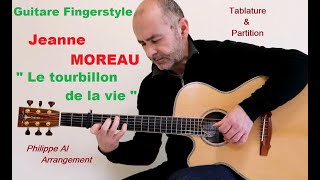 Jeanne Moreau  Vanessa Paradis  Le tourbillon de la vie  Guitare Fingerstyle [upl. by Asreht]