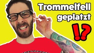 AUTSCH TROMMELFELL GEPLATZT VLOG mit OttoVanThom [upl. by Hebrew]