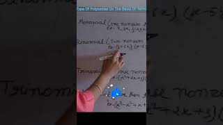 Type of polynomial on the basis of terms [upl. by Carolyn]