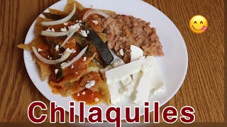 Cómo hacer chilaquiles con jitomate 🍅 y chiles serranos  a mi estilo [upl. by Madlin212]