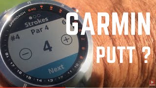 How to count putts on a Garmin Approach S40 golf watch [upl. by Downe]