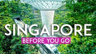 Things to know BEFORE you go to SINGAPORE  Singapore travel tips [upl. by Helprin397]