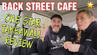 ONE STAR BACK STREET CAFE TAKEAWAY REVIEW Wingate Co Durham Hot Pork Sarnie amp English Breakfast [upl. by Hay349]