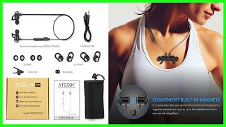 ATGOIN Bluetooth 41 Headphones Unboxing amp Review [upl. by Roseann]