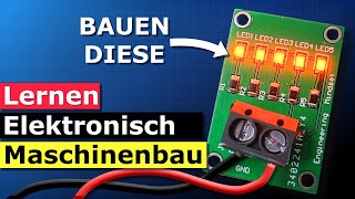 Entwurf und Bau einer Leiterplatte  SMDLED  Elektronik lernen [upl. by Wesla3]