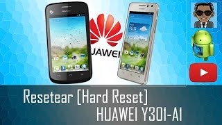 Resetear HUAWEI Y310A1 Hard Reset Quitar Contraseña  Restaurar  Estado De Fabrica [upl. by Straub]