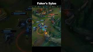 T1 Faker Sylas vs ALL leagueoflegends [upl. by Edorej]