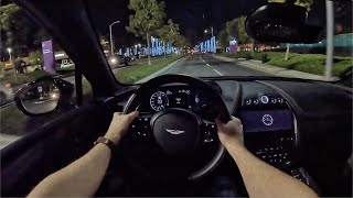 2023 Aston Martin DBX 707 POV Night Drive 3D AudioASMR [upl. by Ennairrek]