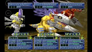 DIGIMON WORLD 2PS1USAAKIRAS DIGIMONS defeat the FOURTH BLOOD KNIGHT OFFICER and his DIGIMONS [upl. by Dachy]