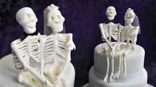 Skeleton Couple Topper Tutorial  Sample [upl. by Shriner]