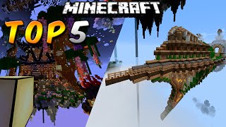 Minecraft TOP 5 Mejores Estructuras En EL AIRE  Rabahrex [upl. by Wulf]