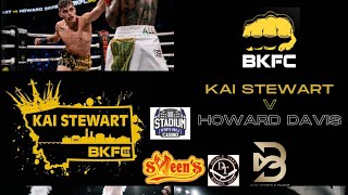 BKFC 56 World Featherweight Title Fight Kai Stewart v Howard Davis [upl. by Celle]