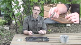 Coghlans 7870 Magnesium Fire Starter HowTo [upl. by Cosette]