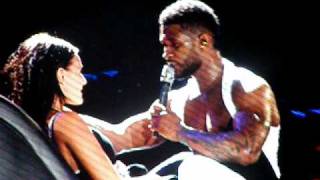 Usher Concert Perth 15311  Trading Places with Courtney [upl. by Anaehs413]