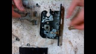 Reconstructing a door lock mechanism [upl. by Elwee810]