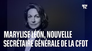 Qui est Marylise Léon lhéritière de Laurent Berger à la tête de la CFDT [upl. by Lerraf890]