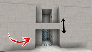 Como hacer un ELEVADOR en MINECRAFT [upl. by Airot171]