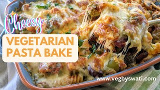 Vegetarian pasta bake recipe  Easy vegetarian pasta recipe  Vegetable pasta bake recipe [upl. by Willamina]