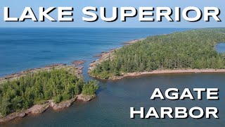 Kayaking Agate Harbor  Lake Superior  Michigans Upper Peninsula [upl. by Peddada510]