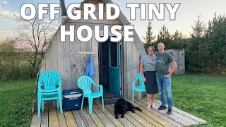 Off Grid Tiny House Tour Airbnb Cabin Home amp Organization [upl. by Jessie]