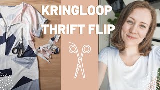 Kringloop Thrift Flip  Naaien Zomerjurk En Rok  PELABLE [upl. by Gottwald]