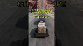 OffRoad Cars1400 Kg Trailer VS Steep Slope Which Car Will Climb Up Top  BeamNGDrive shorts [upl. by Nerrak]