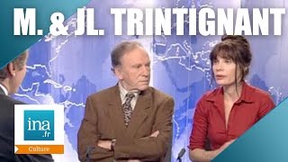 JeanLouis Trintignant et Marie Trintignant quotQuelque chose de miraculeuxquot  Archive INA [upl. by Wash]