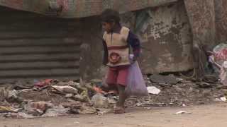 Orphaned and abandoned children on the streets of India [upl. by Sirc]