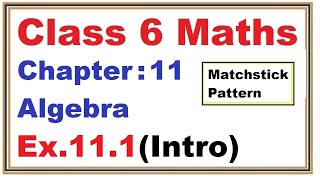 Chapter11 Introduction Algebra  Ncert Maths Class 6  Cbse [upl. by Oiruam]