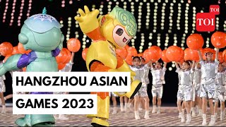 19th Asian Games Begin with Futuristic Opening Ceremony in Hangzhou [upl. by Asoramla]