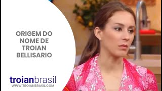 LEGENDADO Origem do nome de Troian Bellisario [upl. by Assina]