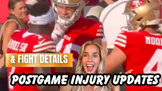 LIVE FROM TAMPA 49ers FIGHT and Injury Updates Postgame [upl. by Worthy]