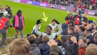 Axel Disasi jumped towards fans during Chelseas Goal Celebration vs Crystal palace [upl. by Eremihc686]