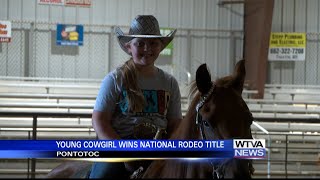 Pontotoc second grader wins rodeo title [upl. by Webster719]