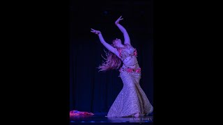 Alexandra Varga  Ya Ghazal  oriental dance at Mercedes Nietos student gala show [upl. by Ttreve]