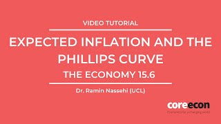 Video tutorial Expected inflation and the Phillips curve [upl. by Aihsinat]