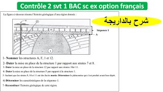 Contrôle 2 svt 1 bac sc ex option français تصحيح الفرض [upl. by Muhammad]