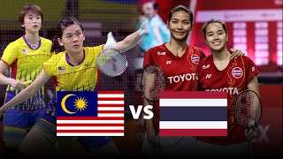 Jongkolphan KITITHARAKUL  Rawinda PRAJONGJAI vs Vivian HOO  WOON Khe Wei  Badminton Best Match [upl. by Hobard]