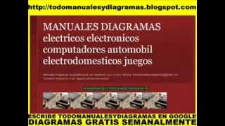 TODO MANUALES Y DIAGRAMAS ELECTRICOS ELECTRONICOS MECANICA COMPUTACION [upl. by Cherye]