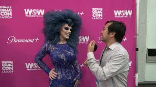 Art Simone Interview at RuPauls DragCon 2024 [upl. by Irret243]