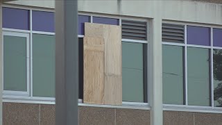 Stray bullet strikes window of Southwest Memphis school [upl. by Aerahs592]