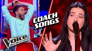 Coaches in SHOCK when hearing their OWN SONGS on The Voice  Top 10 [upl. by Gauldin110]