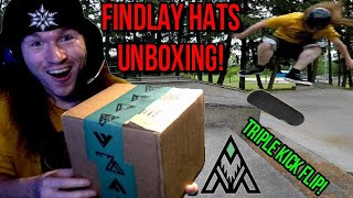 Findlay Hats Unboxing  Triple Kick Flip [upl. by Rehsa]