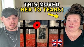 Americans React Remembrance Day amp Tower of London Poppies Tribute 🌹 [upl. by Messere692]