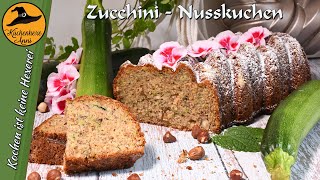 Zucchini Haselnuss Kuchen [upl. by Calli]