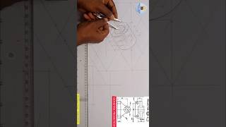 Isometric circles curves and arcs in 3  dimension views of a machine cast iron block with tangency [upl. by Kaila]