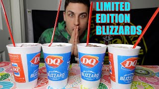 EATING EVERY NEW DAIRY QUEEN BLIZZARD [upl. by Puttergill]